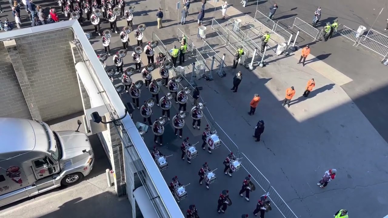 Ohio State Marching Band enters Beaver Stadium (Oct. 29, 2022)