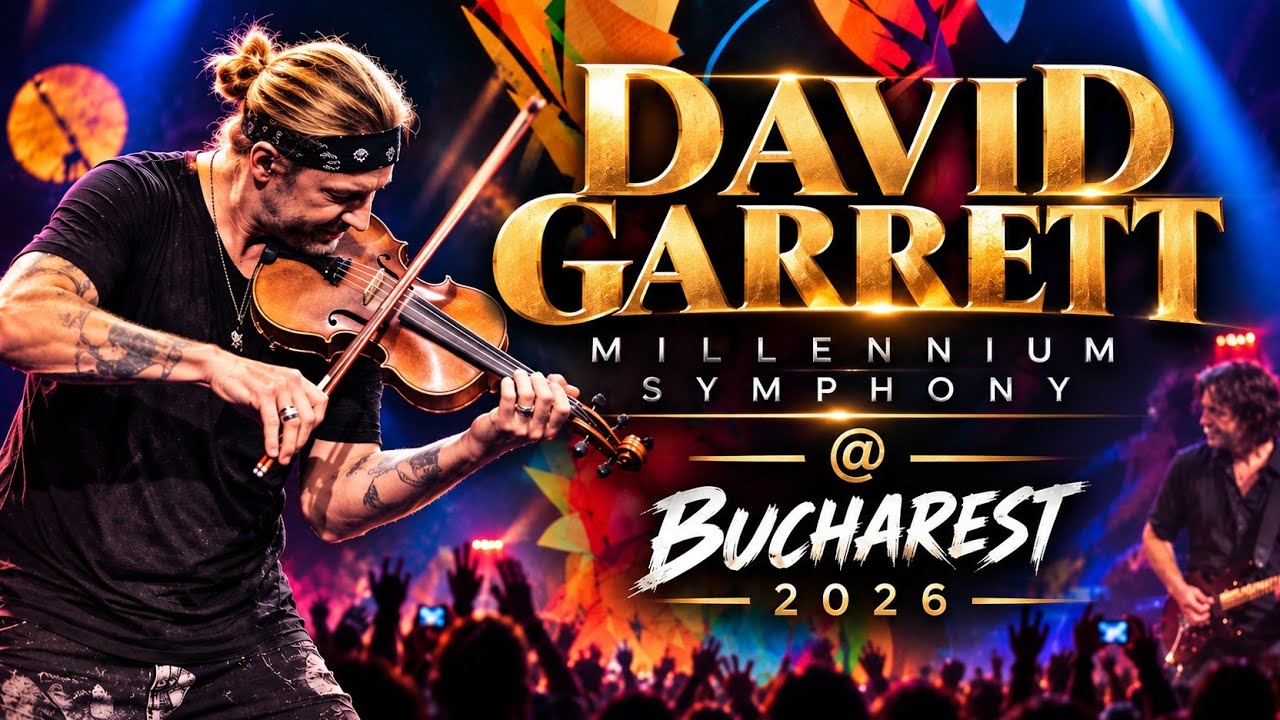 David Garrett live concert in Bucharest 2026