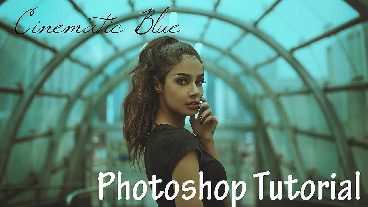 Easy Cinematic Moody Photoshop Tutorial, Blue Hue with Gradient Maps