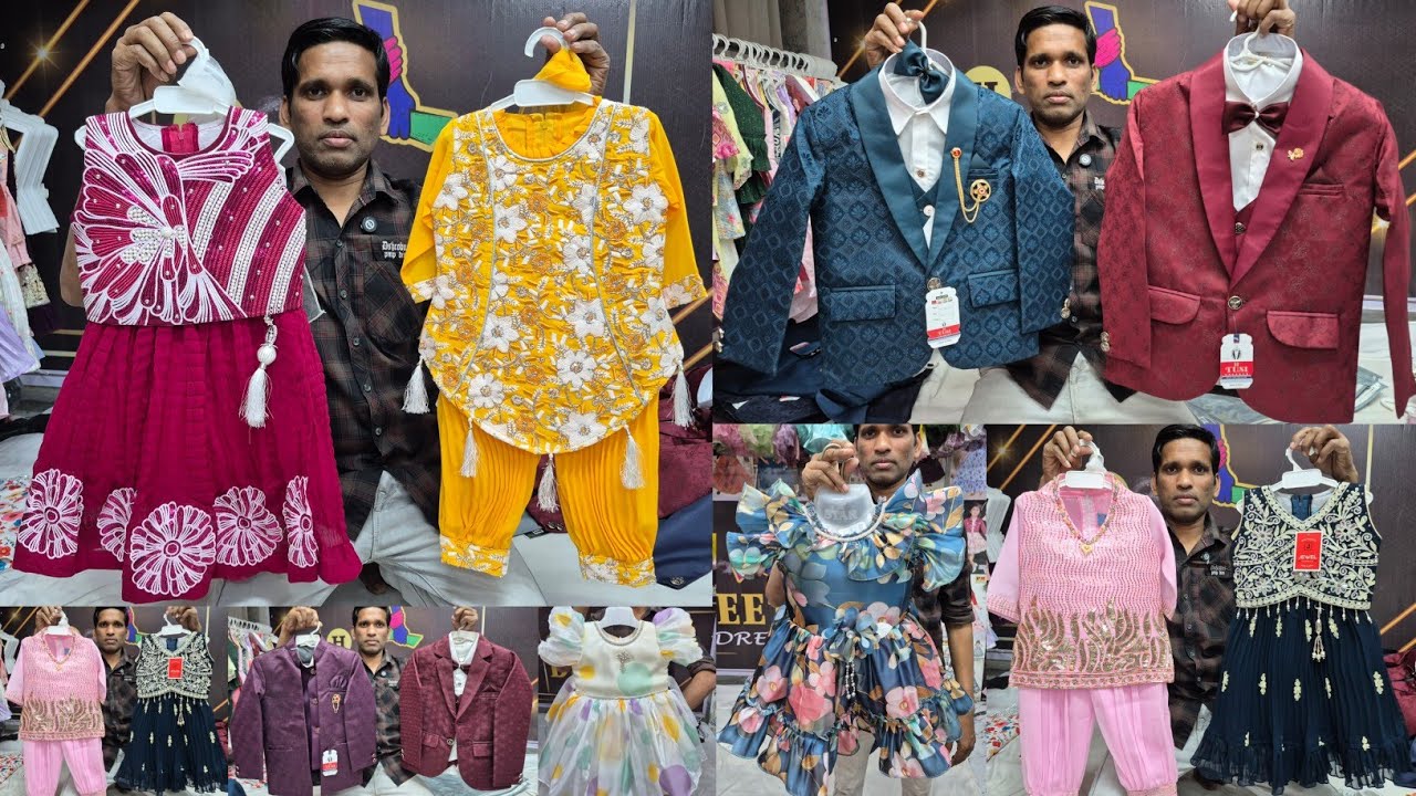 Girls wear dresses manufacturer & wholesaler in metiabruz wholesale market #metiabruzhaat #wholesale
