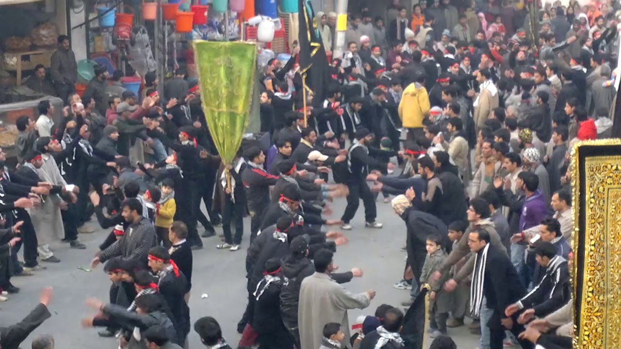 Muharram in Kashmir Shalimar Nowha Sipah e Mahdi a.s