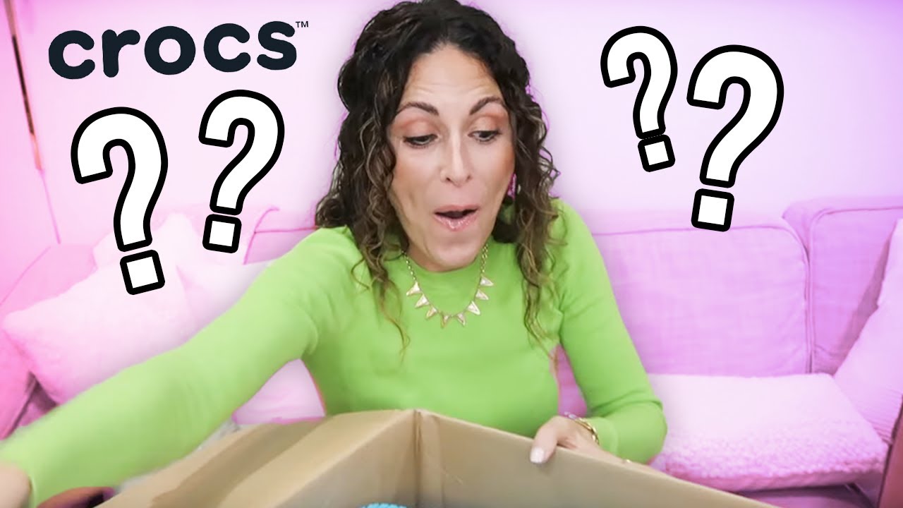 Unboxing a Giant MYSTERY BOX of….CROCS??? *shocking*