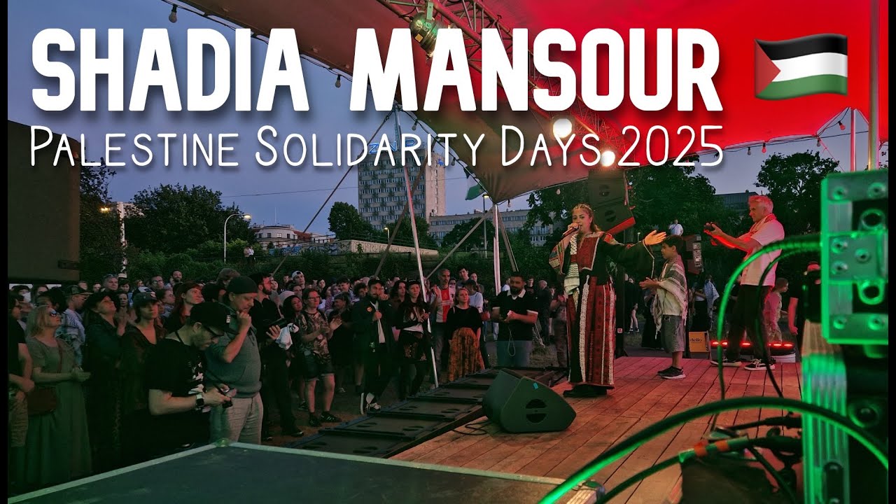 Shadia Mansour 🇵🇸 (live @ Palestine Solidarity Days 2025 in Warsaw, Poland)