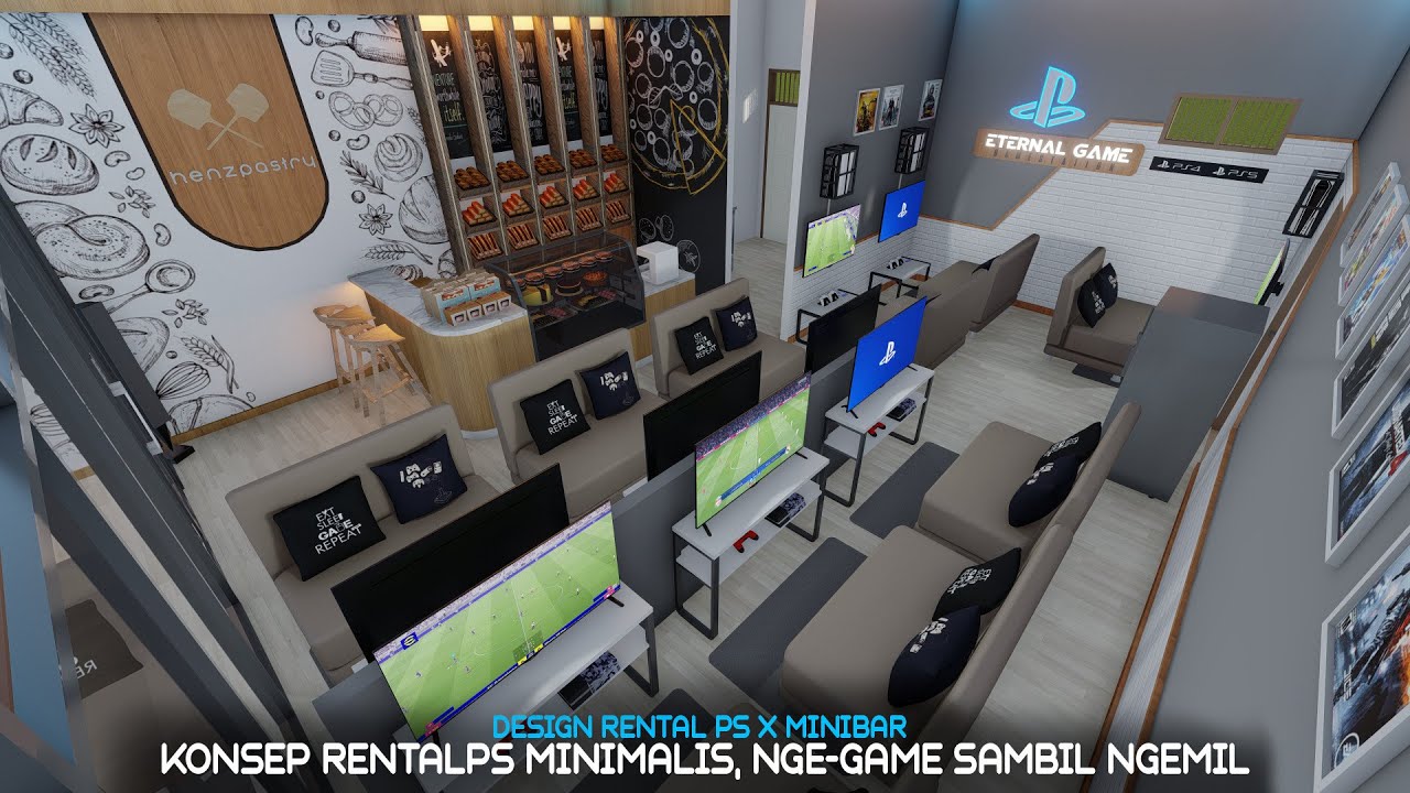 ETERNAL GAME-RENTAL PS MINIMALIS, NGEGAME SAMBIL NGEMIL