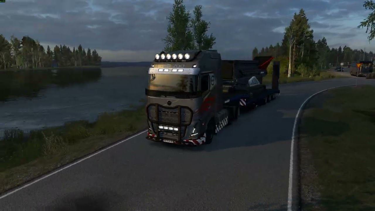 Euro Truck Simulator 2 II Volvo-Nordic Horizons DLC(Finland) Mobil istifleme makinesi//Logitech G923