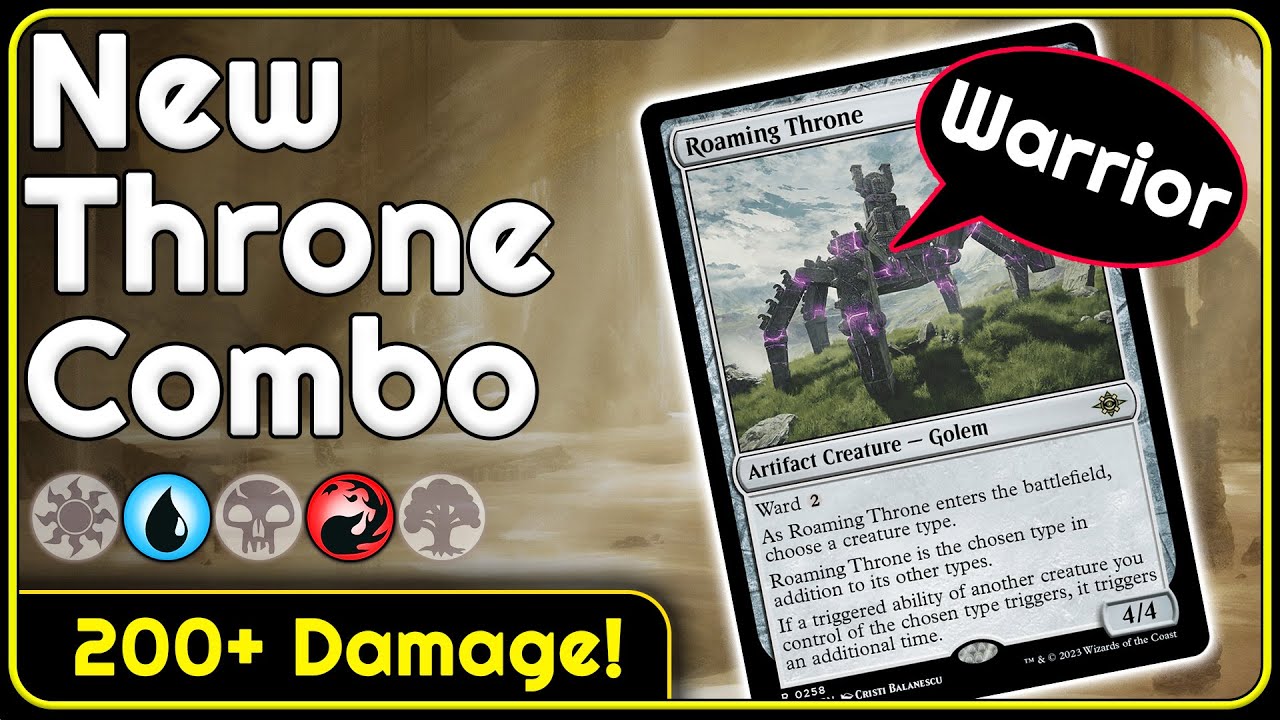 🆕 NEW Warrior Combo with Roaming Throne for MASSIVE damage | Lost Caverns of Ixalan - MTG Arena