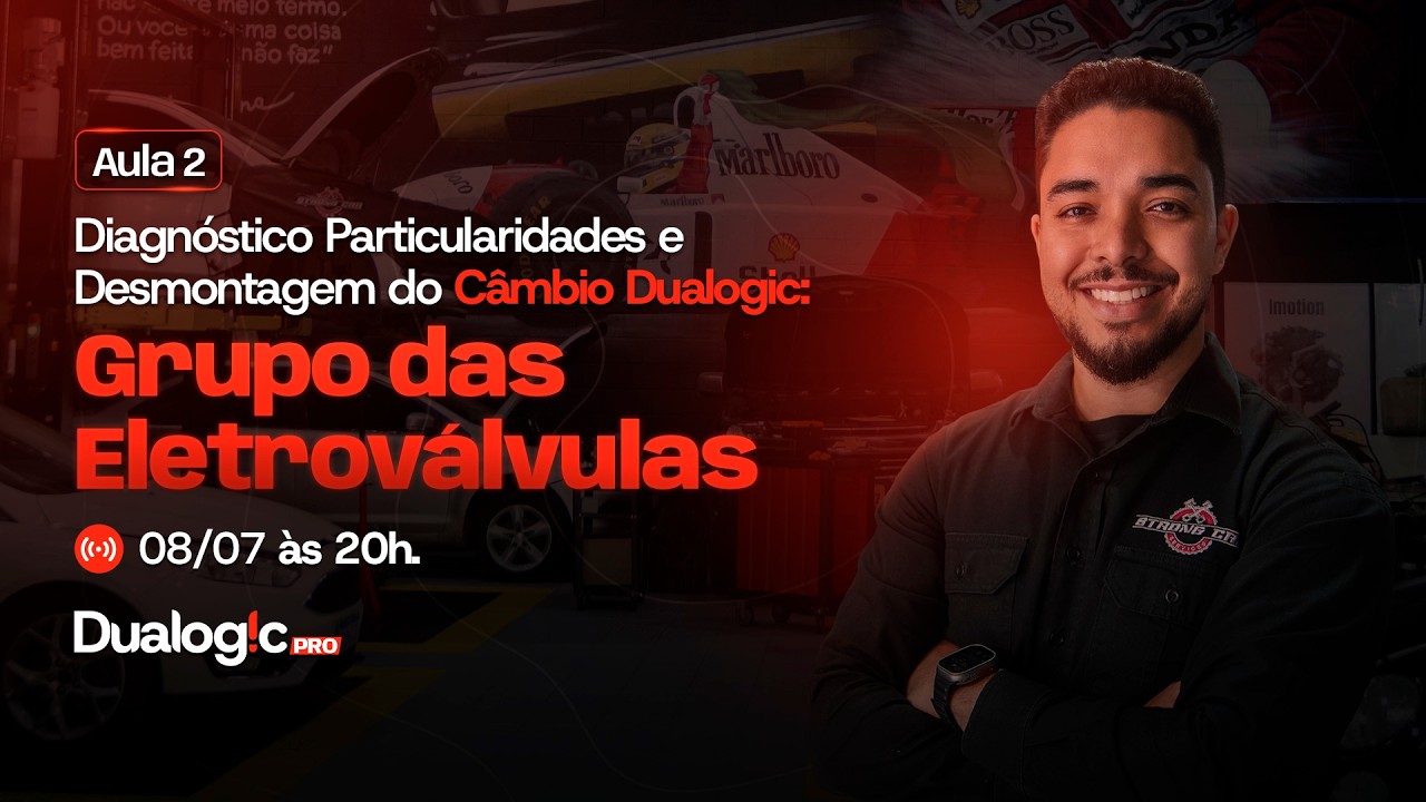 Diagn&oacute;stico Particularidades e Desmontagem do C&acirc;mbio Dualogic: Grupo das Eletrovalvulas