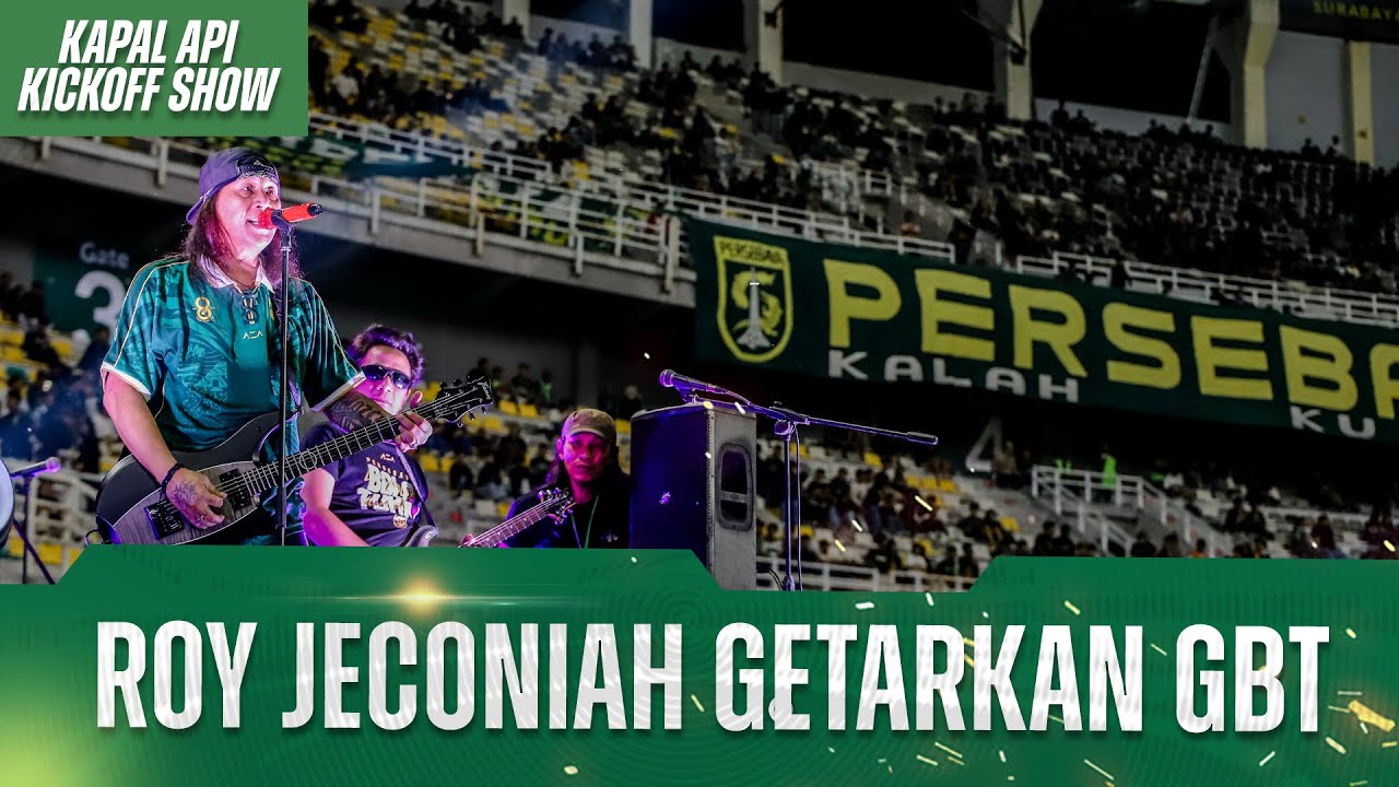 FULL KONSER ROY JECONIAH DI TEAM LAUNCHING PERSEBAYA