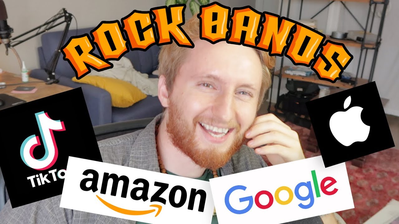 Redesigning large tech companies as Rock Bands! (Now on Spotify)