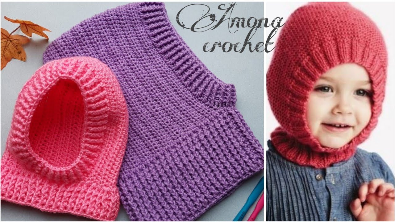 How to crochet  a Hooded cowl for beginners كروشية كابتشو غطا للراس برقبة سهل جداا