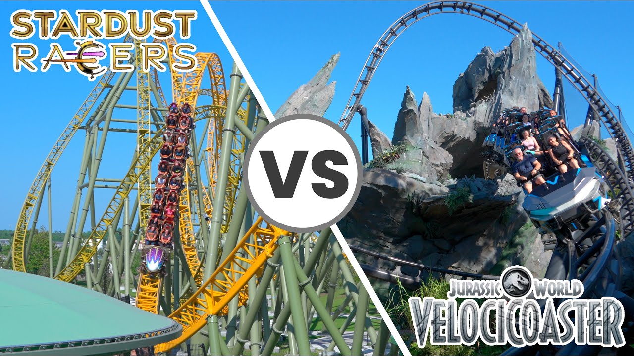 Stardust Racers VS. Velocicoaster | What is Orlando's BEST Roller Coaster?