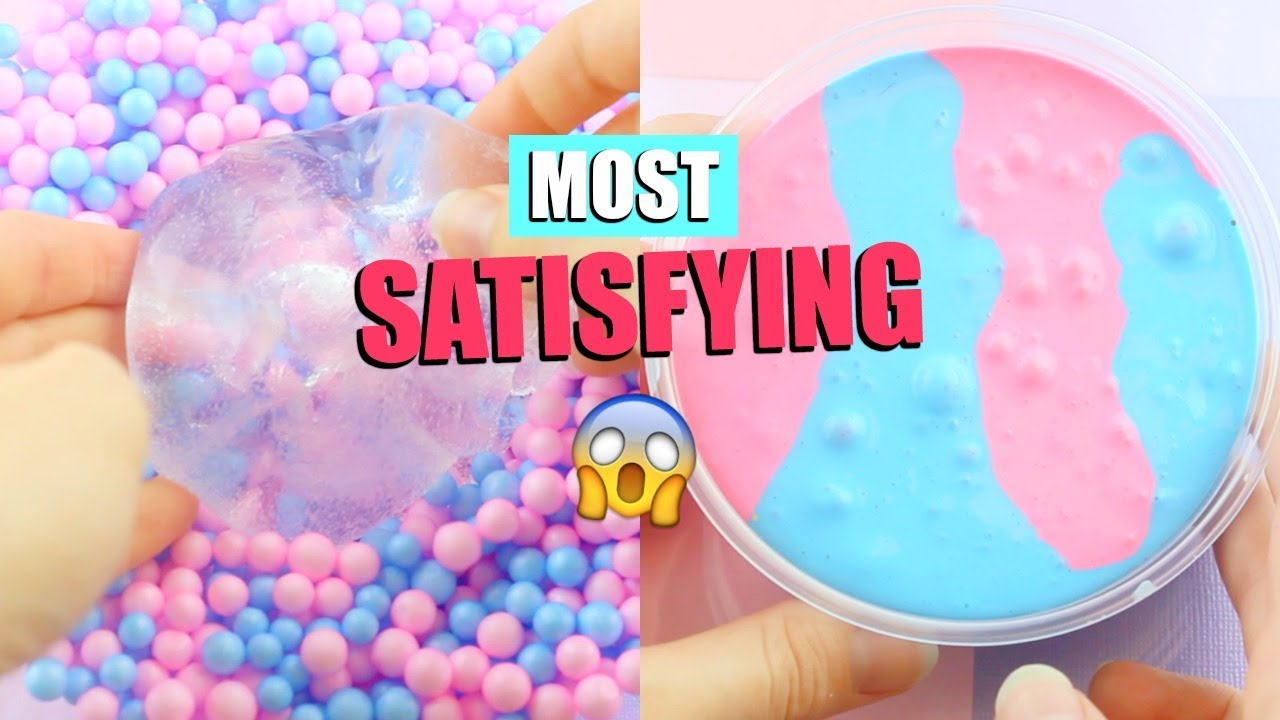 TOP 10 MOST SATISFYING SLIMES - PEACHYBBIES EDITION🍑