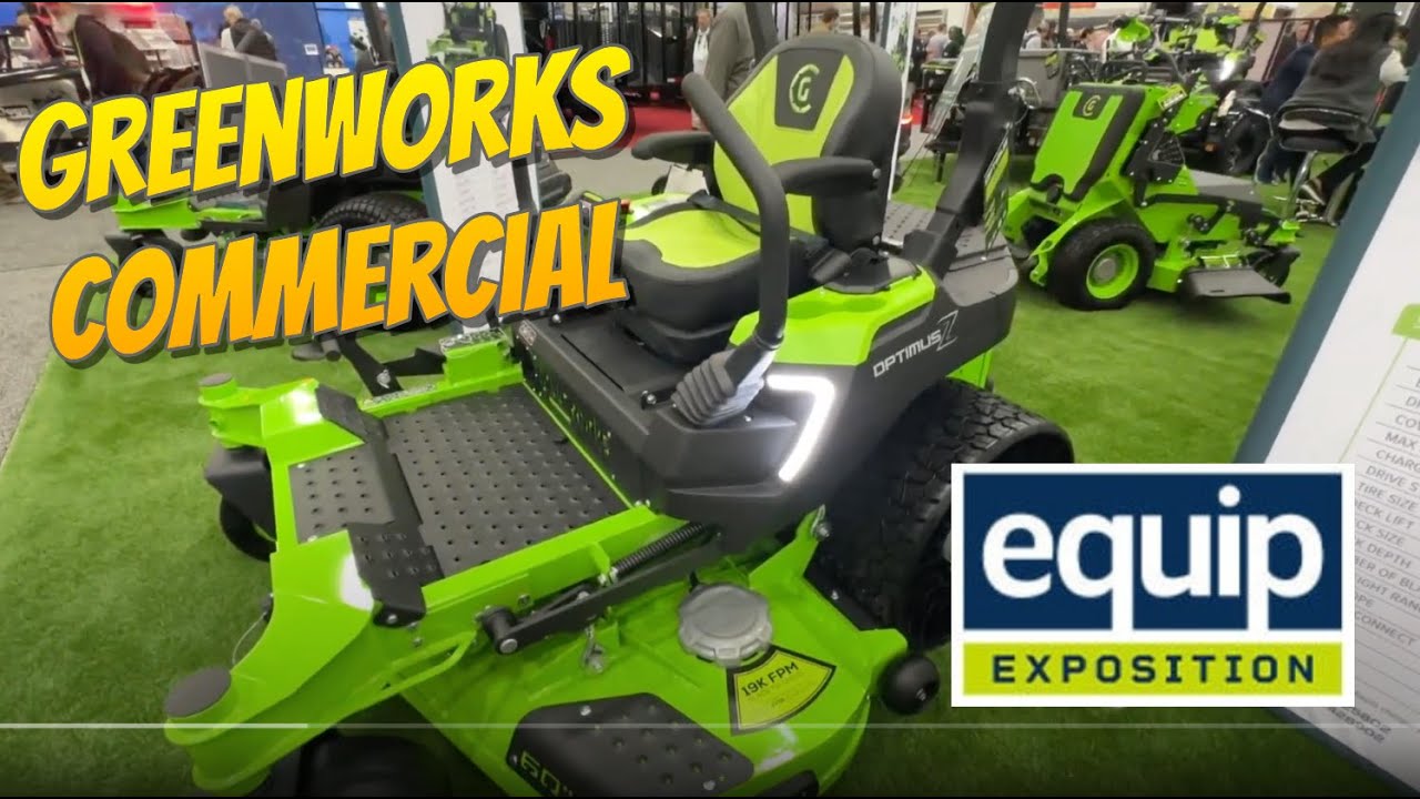 Greenworks Commercial - EQUIP Expo - Indoor & Outdoor Booth Tour