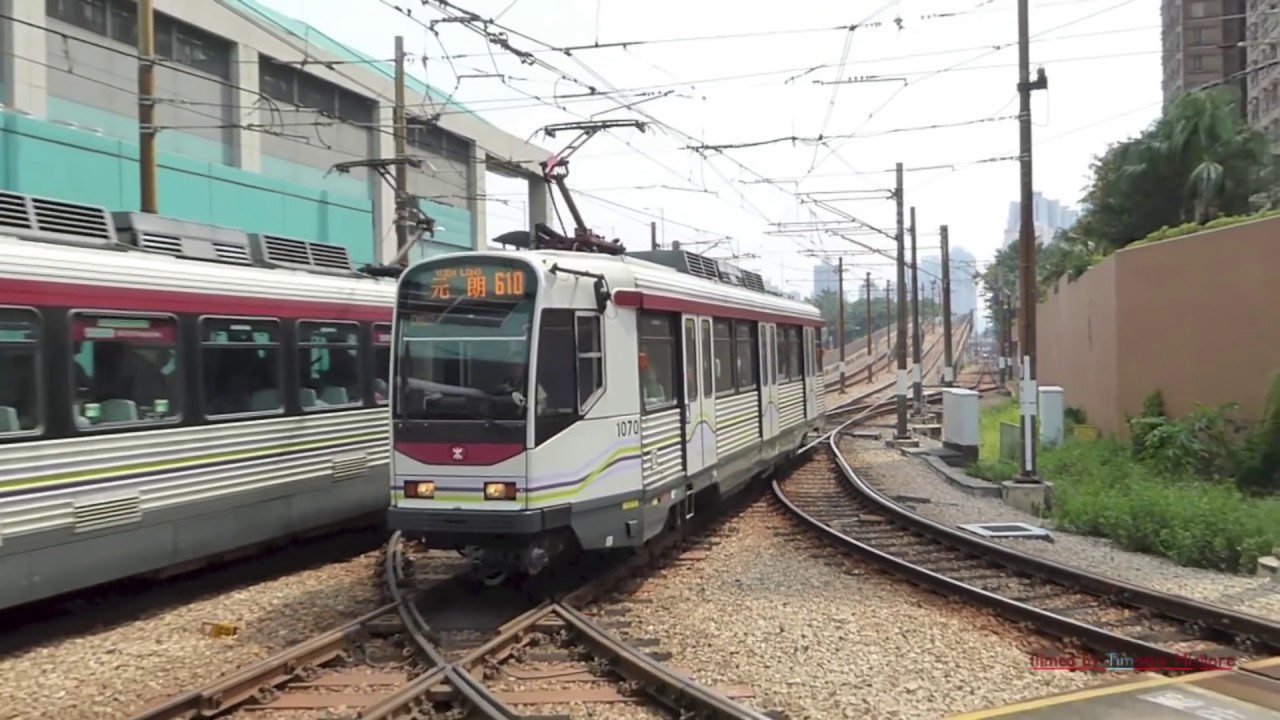 The Lightrail System of Hong Kong.  香港輕鐵 2016