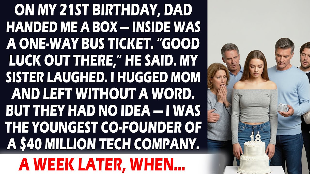 My Dad Gave me a One-Way Ticket at My Birthday, But They Didn't Know I Was a Secret Billionaire