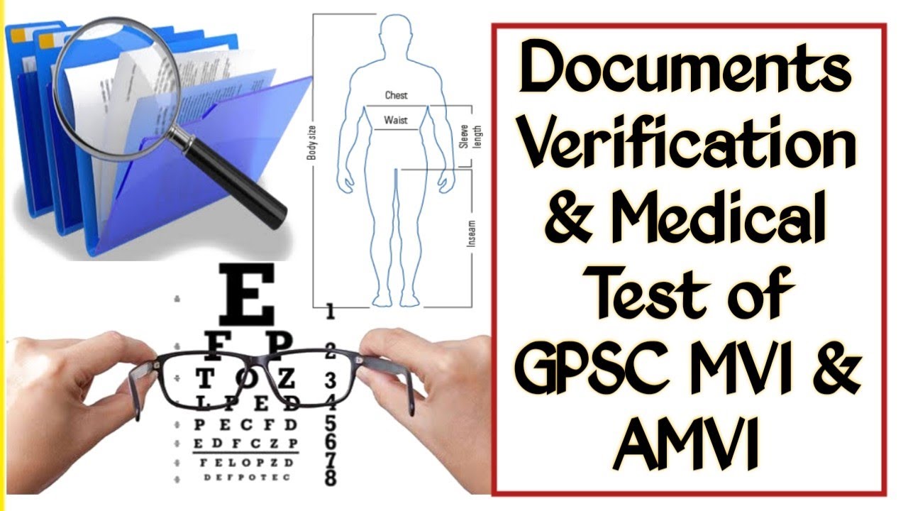 GPSC RTO Document Verification & Medical Procedure I Documents Need to Produce During Verification