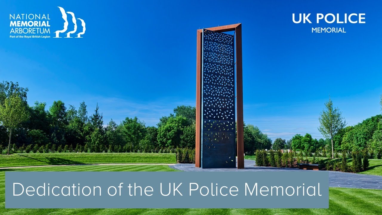 UK Police Memorial Dedication