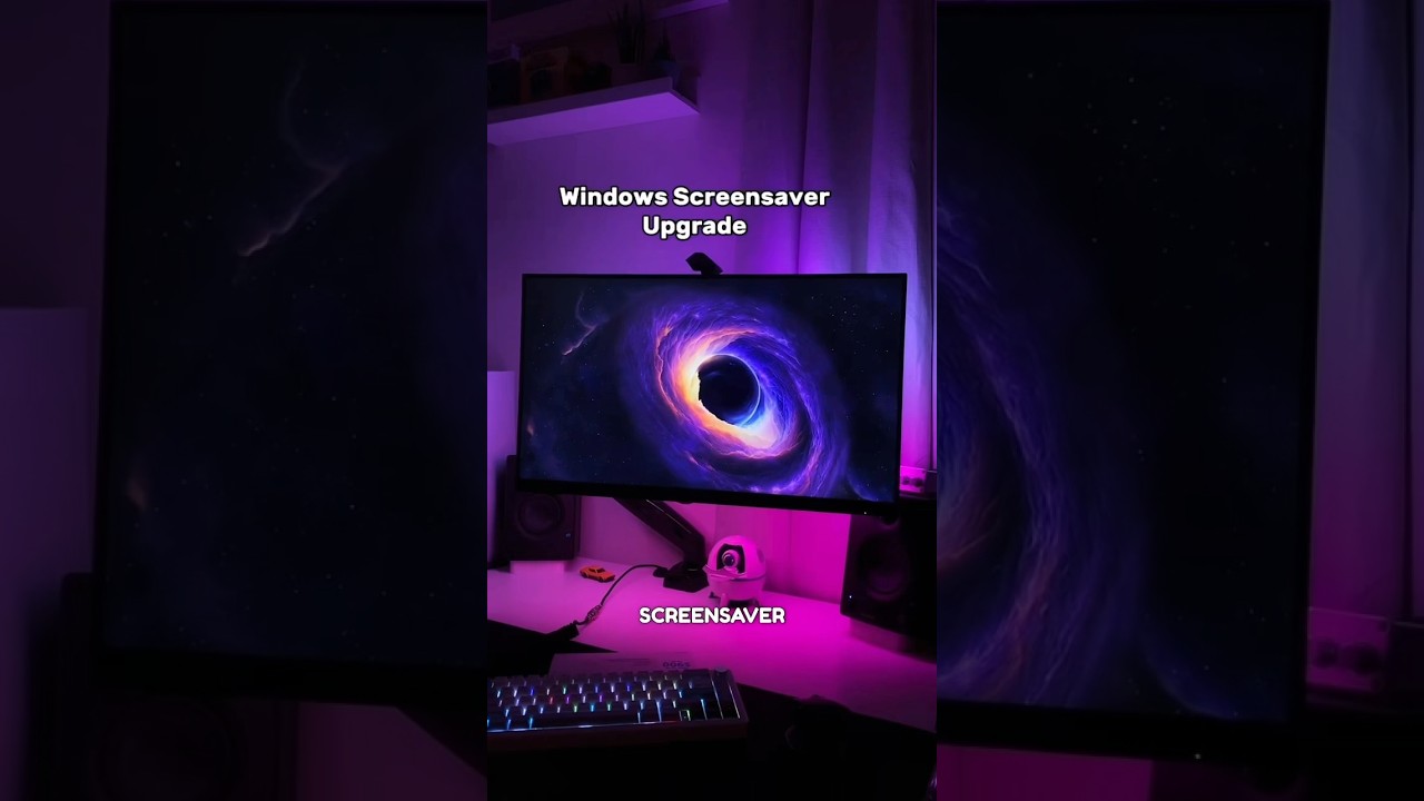 Устали от стандартных заставок и обоев? #screensaver #wallpaper #pcsetup #tech #shorts