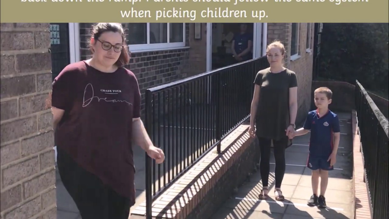 Social Distancing at Houghton Community Nursery School.
