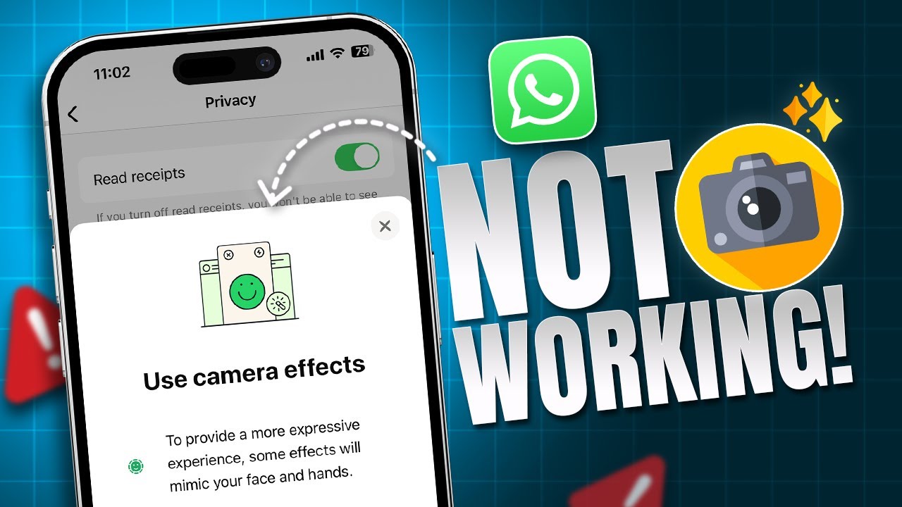 How to fix WhatsApp Camera Effects Not Working on iPhone | Resolve iPhone Camera Issues