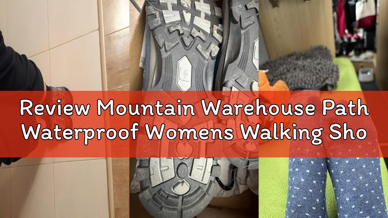 Review Mountain Warehouse Path Waterproof Womens Walking Shoes - Breathable Ladies Shoe, Mesh Lining