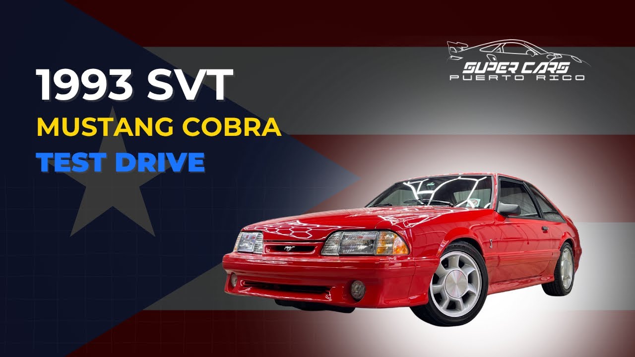 1993 SVT Mustang Cobra - TEST DRIVE - Review Boricua