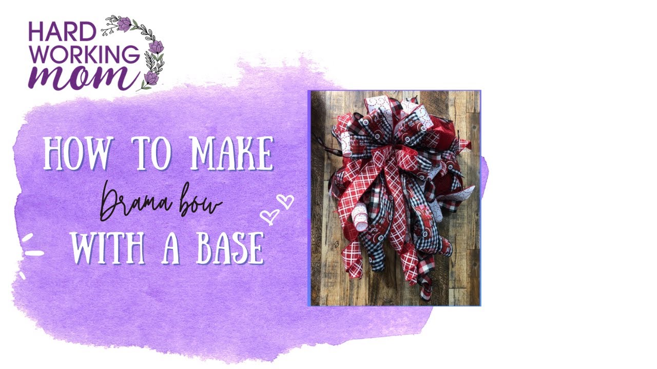 Valentines poof wreath with large bow