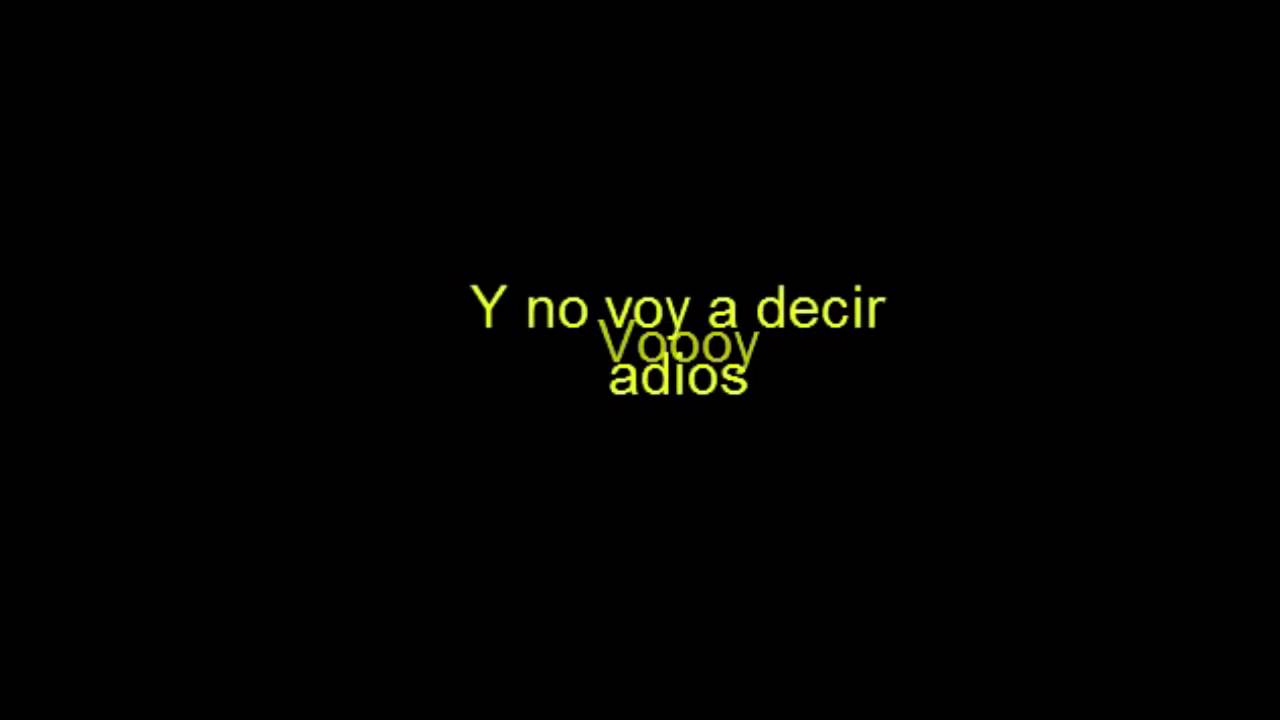 NO ME VOY KARAOKE