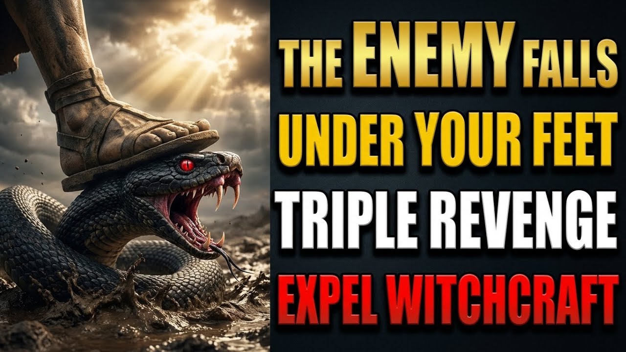 The one who MADE YOU CRY will feel it TRIPLE, THE ENEMY FALLS UNDER YOUR FEET TODAY EXPEL witchcraft