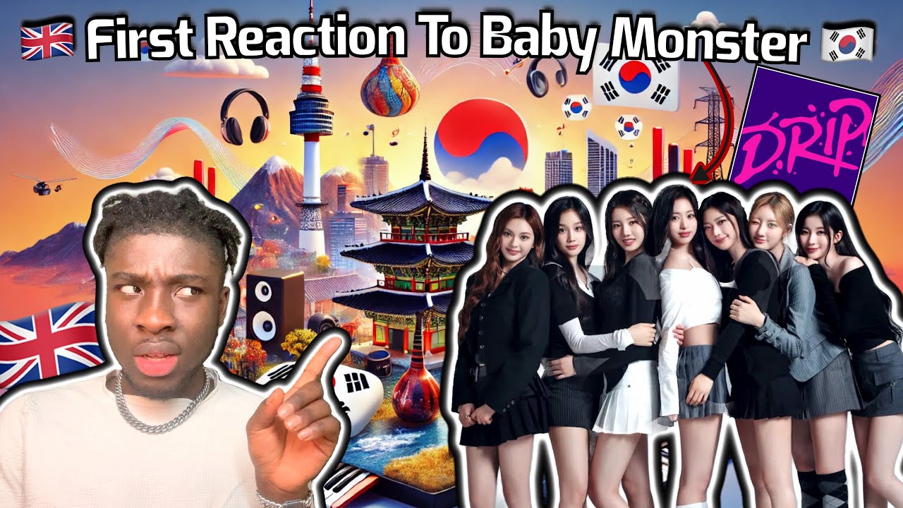 WHO ARE BABY MONSTER 😱🇰🇷| BRITISH FIRST REACTION Ft. Drip, Love In My Heart, K-Pop +..