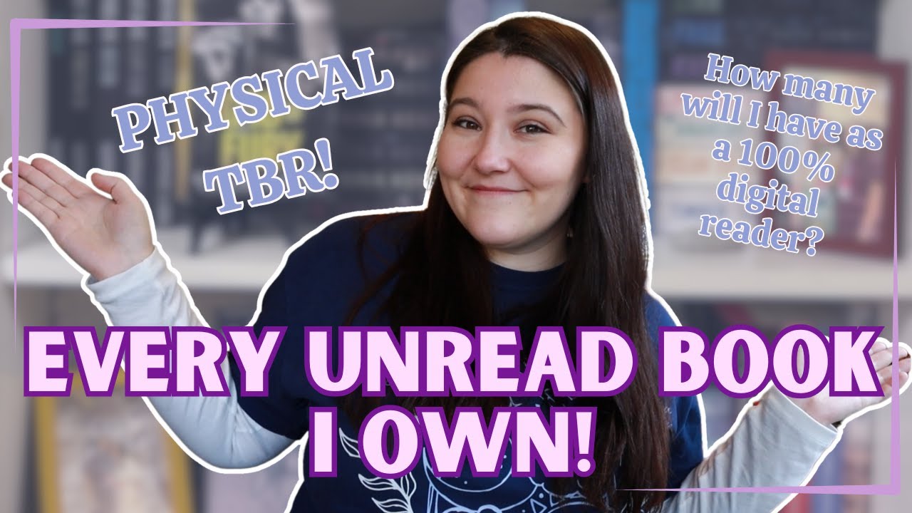 my *entire* physical TBR 📚 // every unread book on my shelves