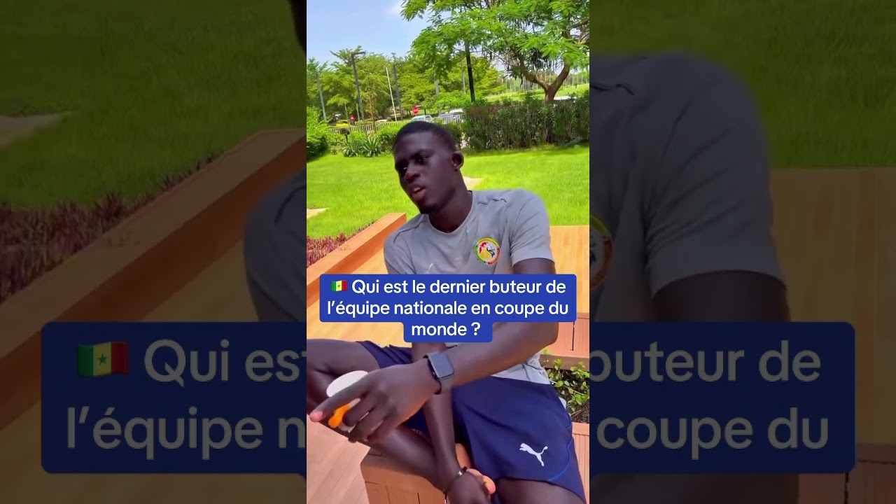 🇸🇳 Qui est le dernier buteur de l&rsquo;&eacute;quipe nationale en coupe du monde ?&nbsp;Tu le sais toi 🫵?#senegal