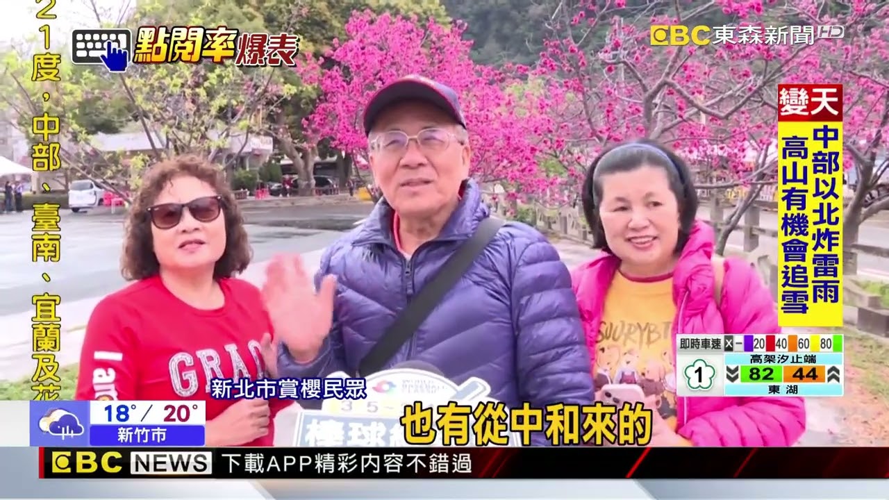 228連假首日！ 台中后里櫻花季開跑人潮爆@newsebc