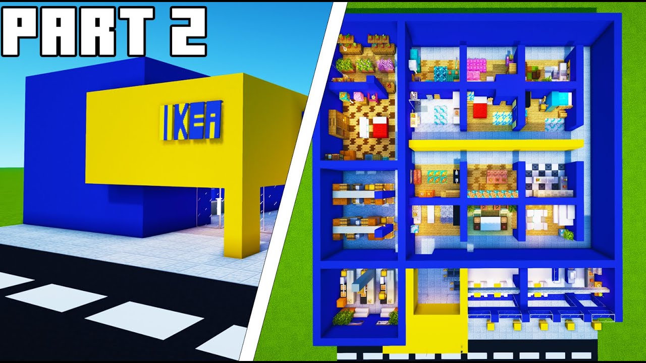Minecraft Tutorial: How To Make A Ikea Part 2 