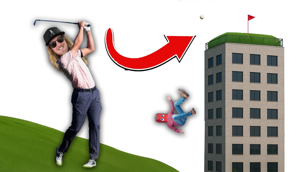 WE PLAYED GOLF ON A ROOFTOP..