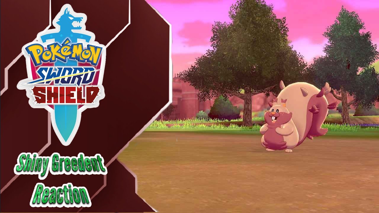 Shiny Greedent! Pokemon Sword & Shield!
