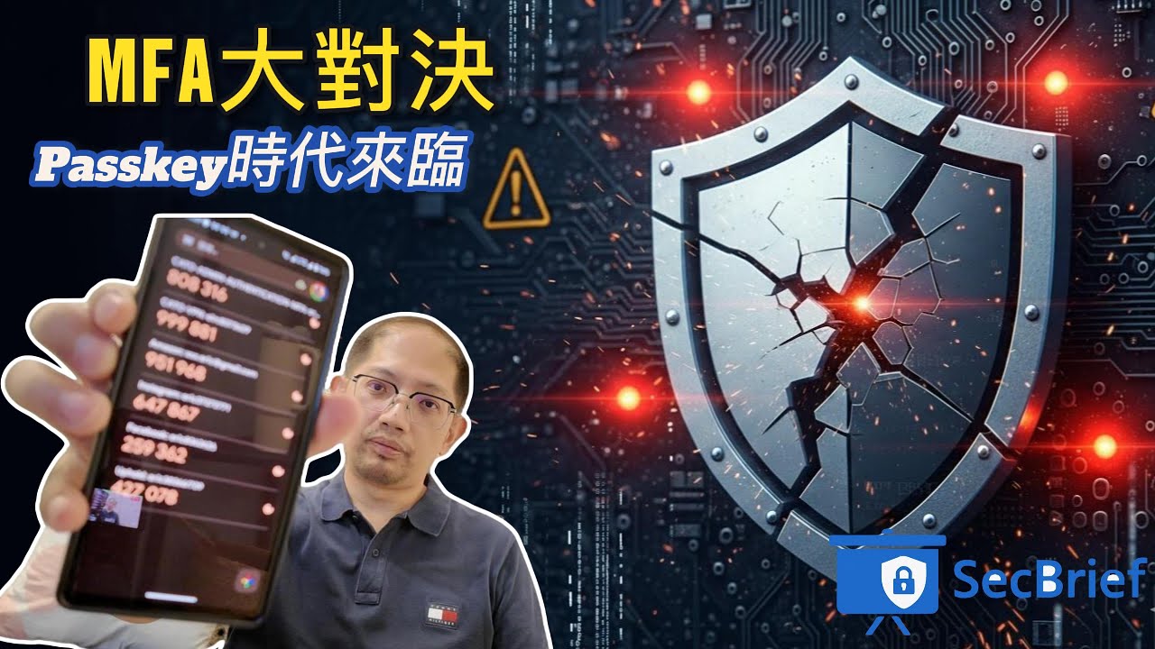 EP 1｜MFA 是什麼？從微軟 Passkey 到 2400 種目標MFA的惡意App，一次解析多因素驗證的現況與未來