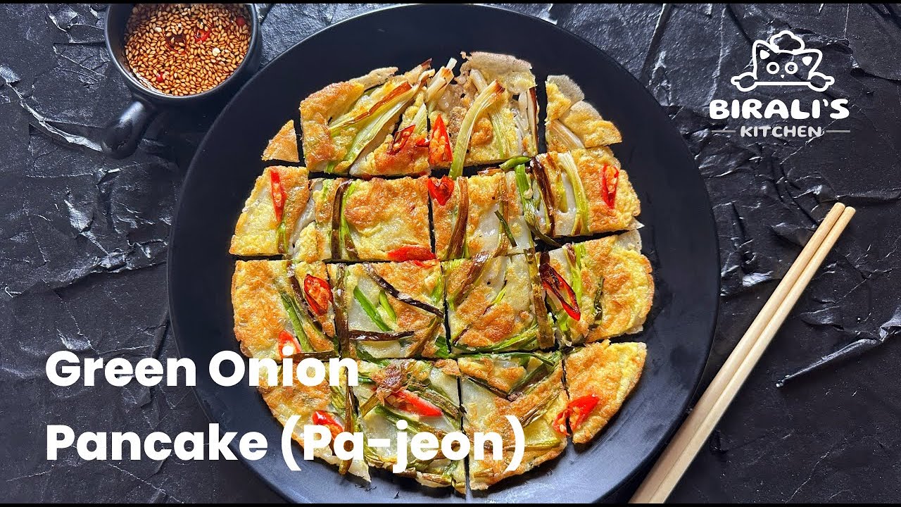 The Crispiest Korean Pajeon Ever 🤤🔥 | Scallion Pancake Recipe
