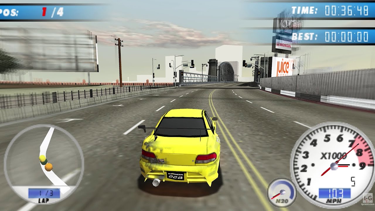 Juiced: Eliminator - PSP Gameplay (4K60fps)