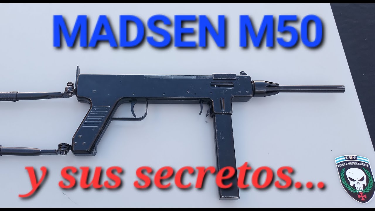Madsen M50 SMG, el subfusil con secretos internos...Historia, funcionamiento y desarme de campaña.