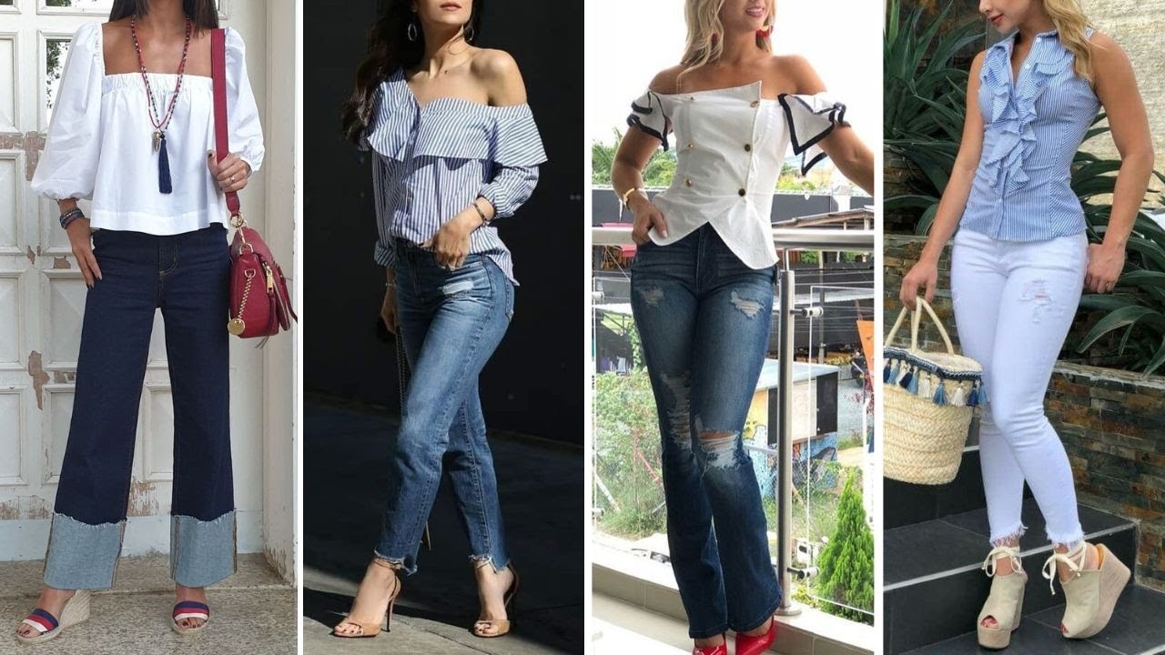 OUTFITS CON BLUSAS CASUALES DE MODA 2023🎀OUTFITS WITH CASUAL FASHION BLOUSES 2023