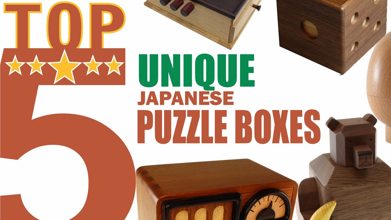 Top 5 Unique Japanese Puzzle Boxes