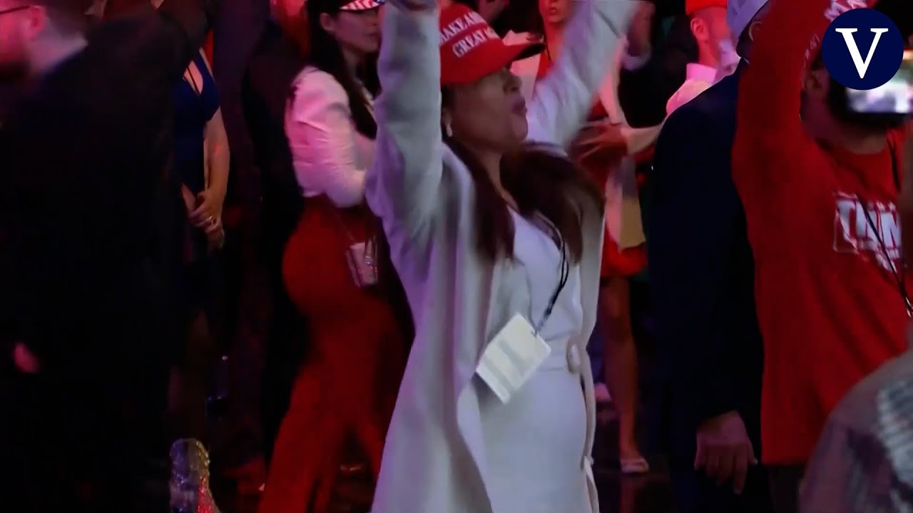 Los seguidores de Trump bailan al ritmo de 'YMCA' para celebrar su victoria