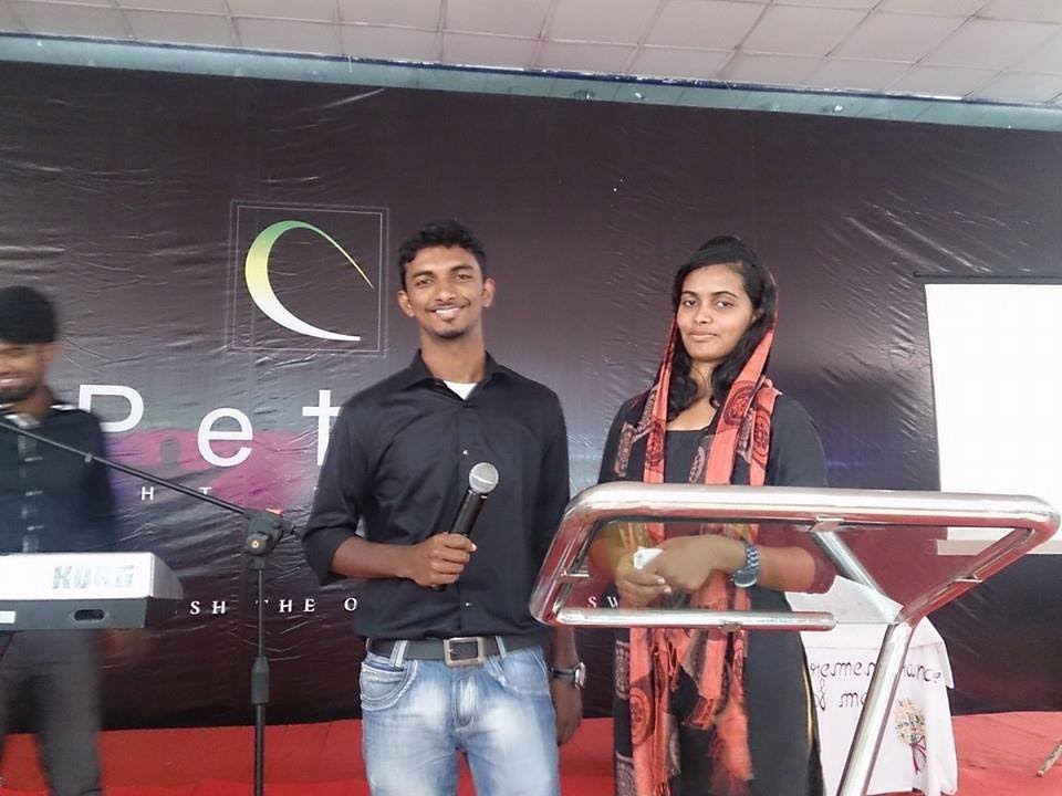 Chikku Kuriakose's --Ruphose & Rinku kuriakose at Petra Fellowship