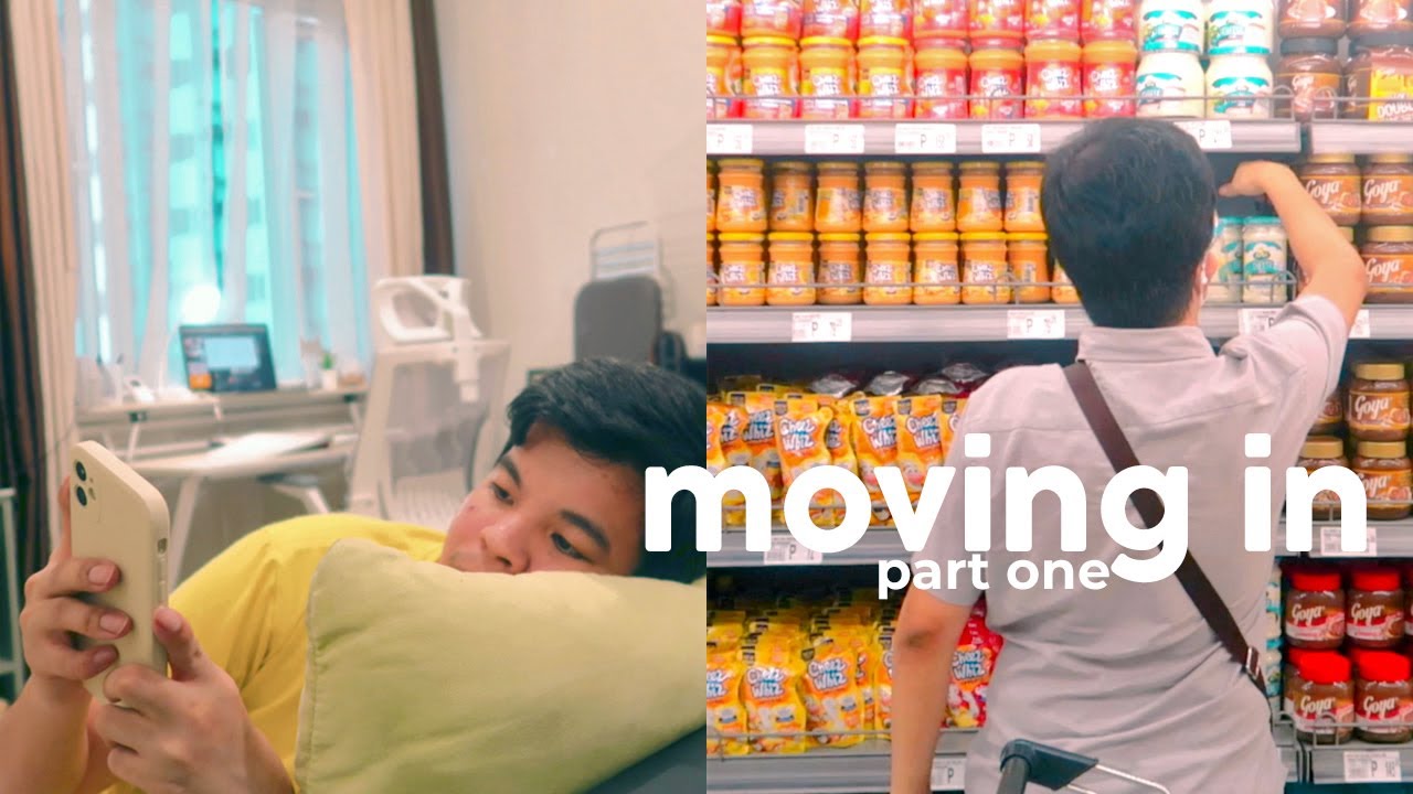living alone diaries 🍃 moving in to my studio apartment