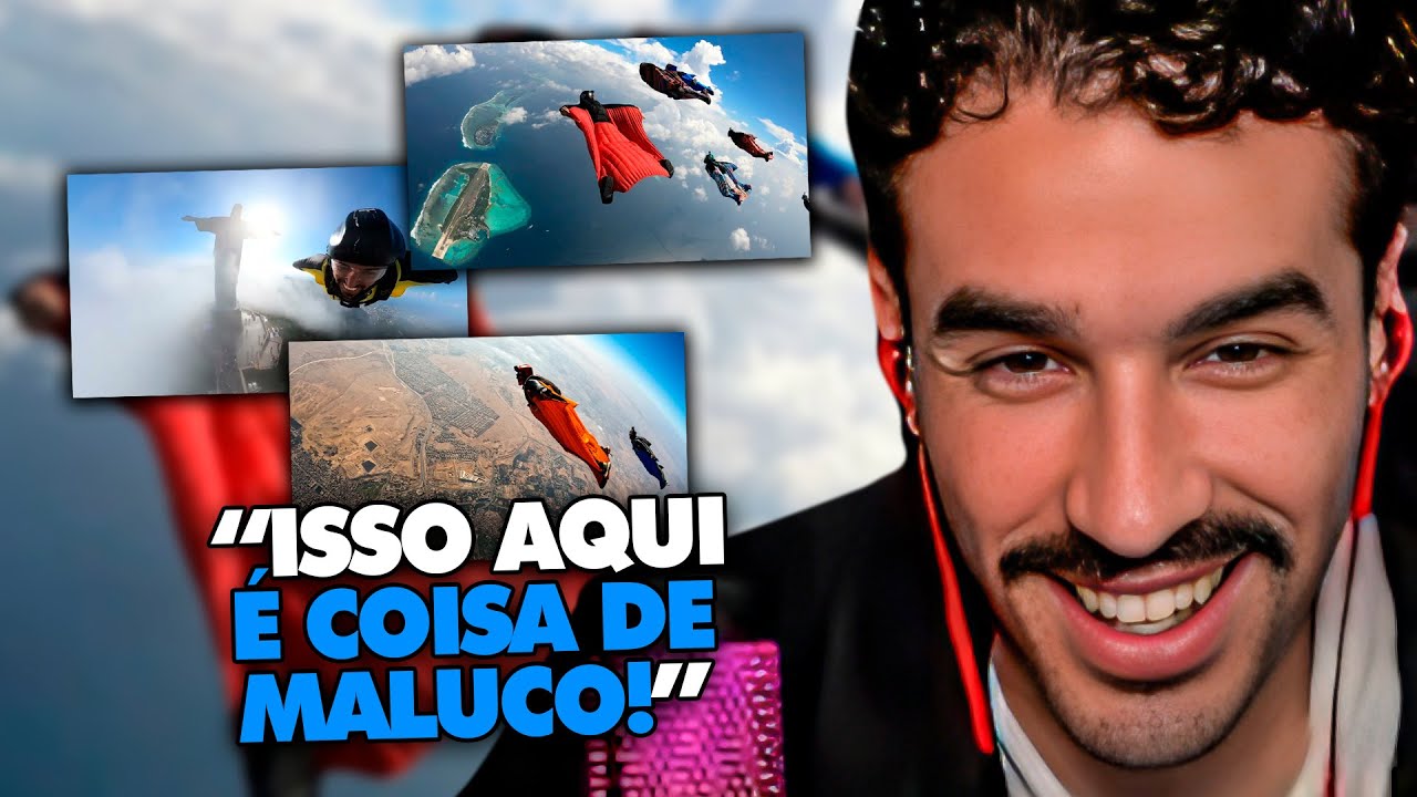 STAG REAGE: WINGSUIT PELO MUNDO! MALDIVAS, CRISTO, SUÍÇA E PIRÂMIDES DO EGITO! | Clipes do Stag