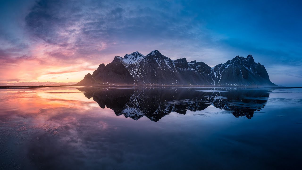 Photographing super duper epic mountain in Iceland