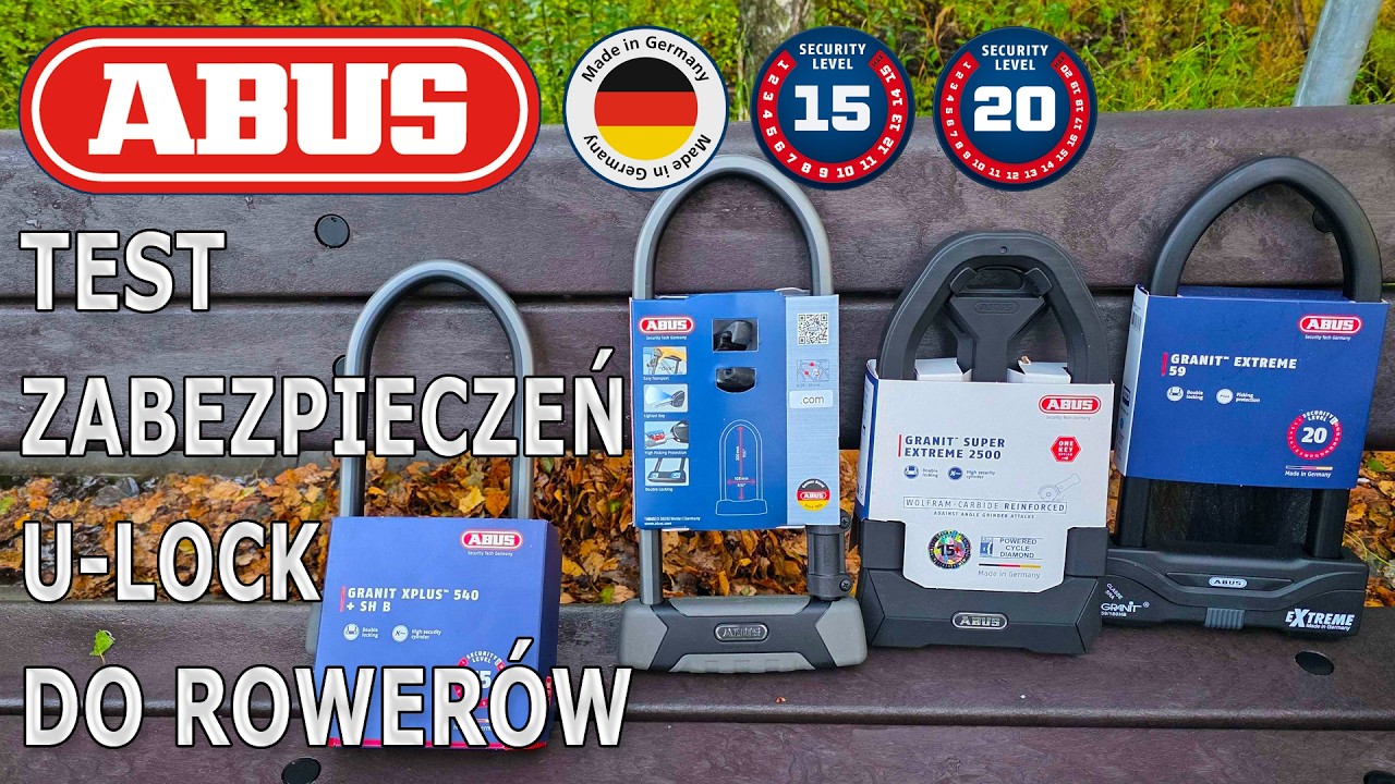 ABUS - TEST ZABEZPIECZEŃ U- LOCK DO ROWERÓW ELEKTRYCZNYCH