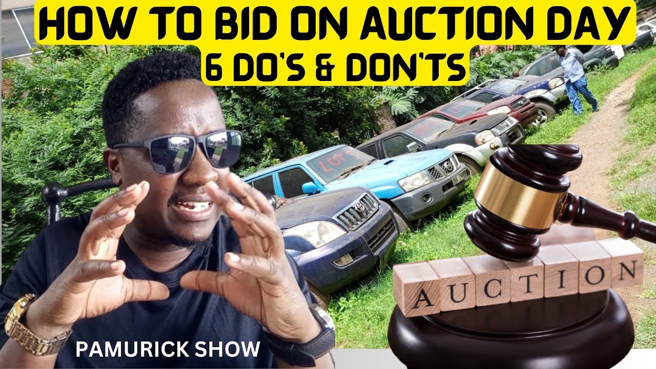 HOW TO BID on Auction Day/6 DO's and DON'TS/#Pamurickshow