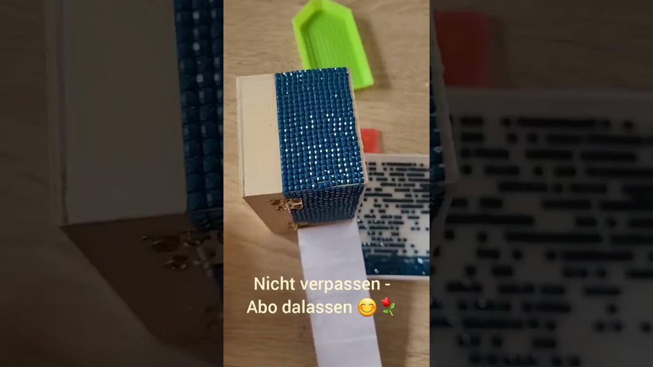 #diamondpainting : Reststeine verwenden! - Schatzkiste bekleben #shorts